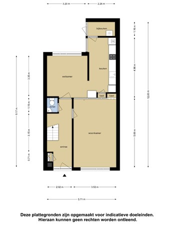 Floorplan - Zwarte Zeestraat 28, 8303 EW Emmeloord